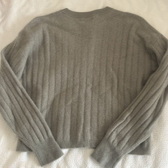 NAADAM | Cashmere Ripped Cropped Sweater - Picture 3 of 6